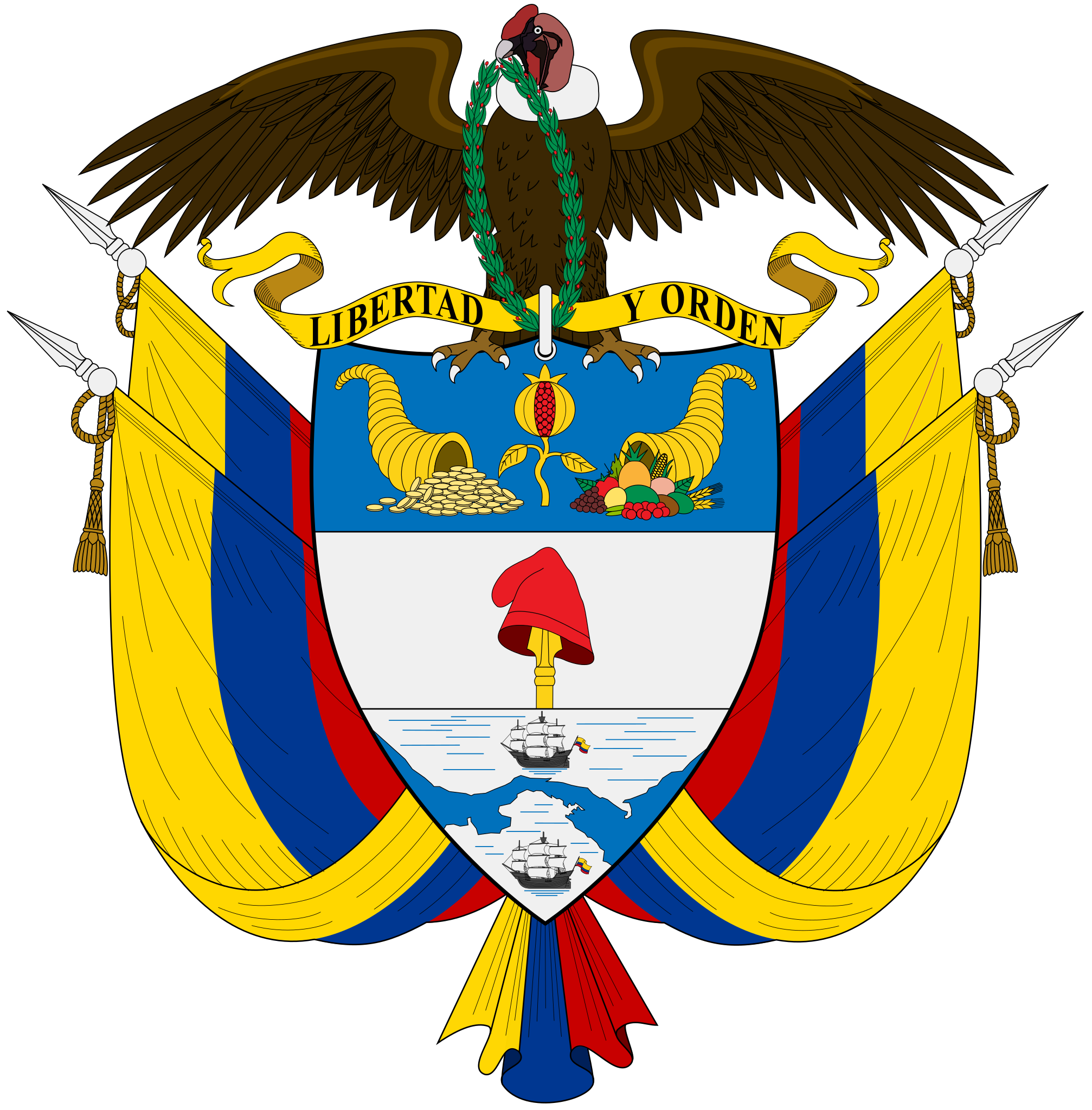 Escudo de la república de Colombia